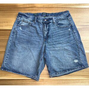 Wild Fable Womens Blue Denim Jeans Distressed Shorts Size 17